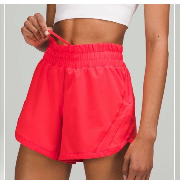 lululemon athletica Pants - 50% off w❤️ Lululemon Track That Mid-Rise Lined Short 5" Love Red 2